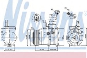 Фото Компресор кондиціонера Nissens 89533
