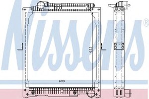 Фото Радіатор, охолодження двигуна Nissens 62647A
