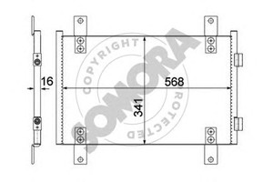 Фото Конденсатор, кондиціонер SOMORA 084160A