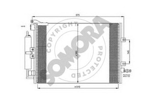 Фото Конденсатор, кондиціонер SOMORA 241160A