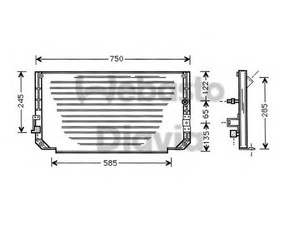 Фото Конденсатор, кондиціонер WEBASTO 82D0225385A