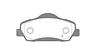 Фото Гальмівні колодки OPEN PARTS BPA1530.00