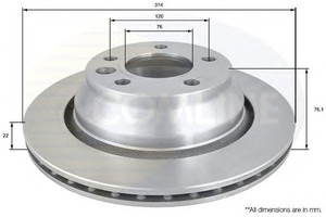 Фото Гальмівний диск COMLINE ADC1472V