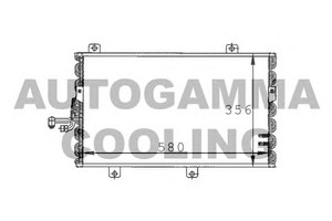 Фото Конденсатор, кондиціонер AUTOGAMMA 101560
