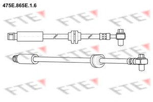 Фото Гальмівний шланг FTE 475E865E16