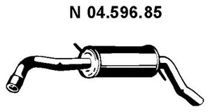 Фото Глушитель выхлопных газов конечный Eberspacher 04.596.85