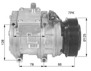 Фото Компресор кондиціонера NRF 32390G