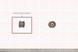 Фото Паразитный / ведущий ролик, зубчатый ремень FAI Auto parts T9269