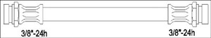 Фото Гальмівний шланг WOKING G1906.01