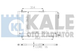 Фото Конденсатор, кондиціонер KALE OTO RADYATOR 248400