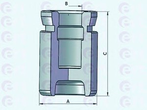 Фото Поршень, корпус скобы тормоза ERT 150912-C