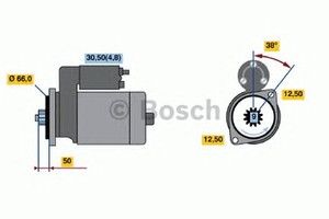 Фото Стартер Bosch 0 001 124 024