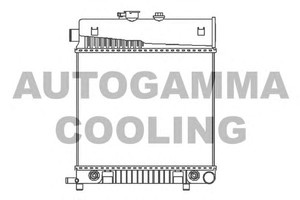 Фото Радіатор, охолодження двигуна AUTOGAMMA 101315