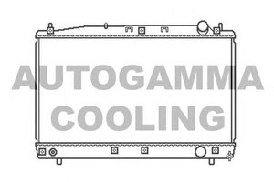 Фото Радіатор, охолодження двигуна AUTOGAMMA 103858