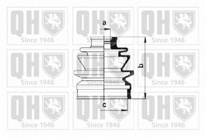 Фото Комплект пильовика, привідний вал QUINTON HAZELL QJB315