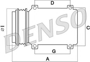 Фото Компресор, кондиціонер Denso/Ketner DCP02001