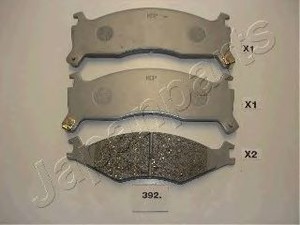 Фото Гальмівні колодки Japan Parts PA-392AF