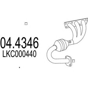 Фото Каталізатор MTS 04.4346