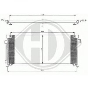 Фото Конденсатор, кондиціонер DIEDERICHS 8622100