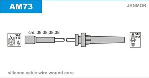 Фото Комплект дротів запалювання JANMOR AM73