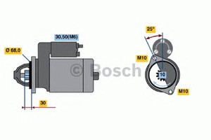 Фото Стартер Bosch 0 001 109 271