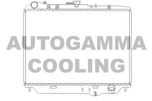 Фото Радіатор, охолодження двигуна AUTOGAMMA 102127