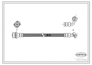 Фото Гальмівний шланг Corteco 19033086