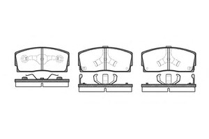 Фото Гальмівні колодки KAVO PARTS 0254 02