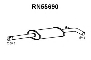 Фото Предглушитель выхлопных газов VENEPORTE RN55690