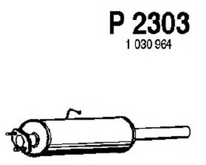 Фото Середній глушник вихлопних газів FENNO P2303