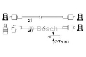 Фото Комплект дротів запалювання Bosch 0 986 357 191