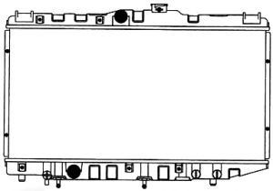 Фото Радіатор, охолодження двигуна SAKURA  Automotive 2082-1001