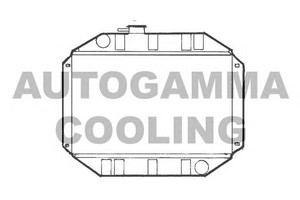 Фото Радіатор, охолодження двигуна AUTOGAMMA 100320