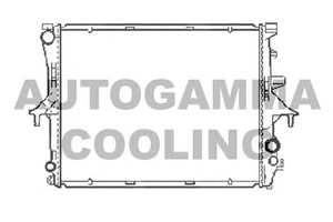 Фото Радіатор, охолодження двигуна AUTOGAMMA 103942