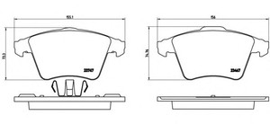 Фото Гальмівні колодки дискові Brembo P 85 107