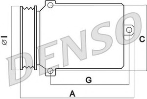 Фото Компресор кондиціонера Denso/Ketner DCP17068