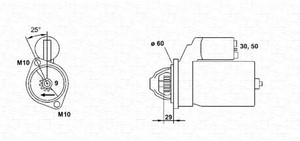 Фото Стартер Magneti Marelli 943253141010