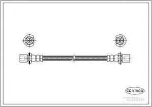 Фото Гальмівний шланг Corteco 19030351