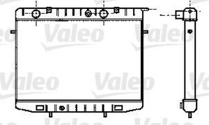 Фото Радіатор, охолодження двигуна Valeo 734500