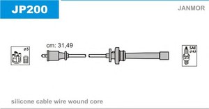 Фото Комплект дротів запалювання JANMOR JP200