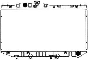 Фото Радіатор, охолодження двигуна SAKURA  Automotive 2461-1019