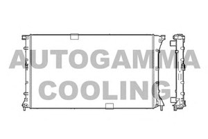 Фото Радіатор, охолодження двигуна AUTOGAMMA 103601