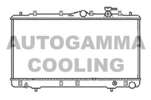 Фото Радіатор, охолодження двигуна AUTOGAMMA 104063