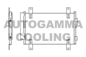 Фото Конденсатор, кондиціонер AUTOGAMMA 104482