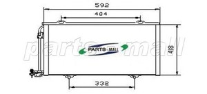 Фото Конденсатор, кондиціонер PARTS-MALL (PMC) PXNCR-008