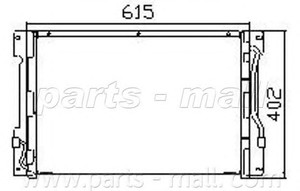 Фото Конденсатор, кондиціонер PARTS-MALL (PMC) PXNCX-082U