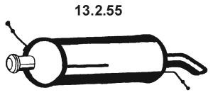 Фото Глушитель выхлопных газов конечный Eberspacher 13.2.55