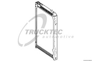 Фото Радіатор, охолодження двигуна Trucktec 0540001