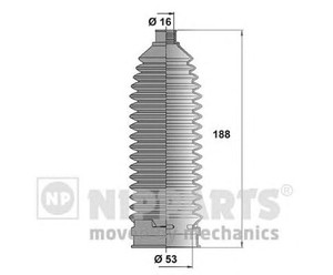 Фото Комплект пильовика, приводний вал Nipparts N2841033