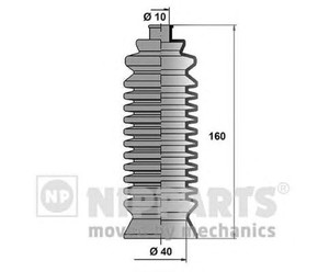 Фото Комплект пильовика, приводний вал Nipparts N2847011